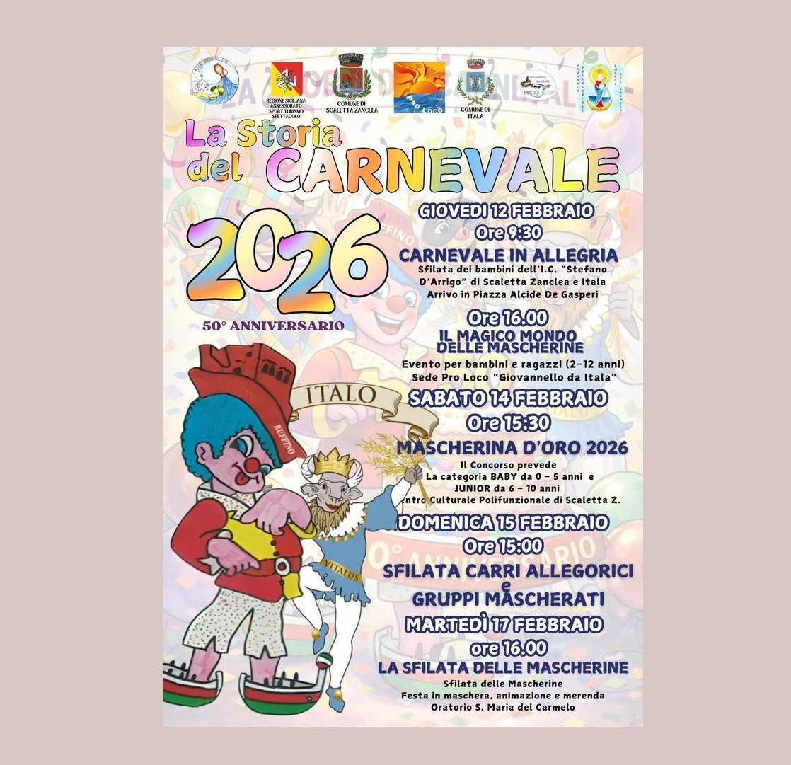 La Sfilata delle Mascherine (Inizio ore 16.00)