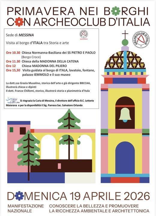 Primavera dei Borghi con Archeoclub d’Italia (dalle ore 10.30)