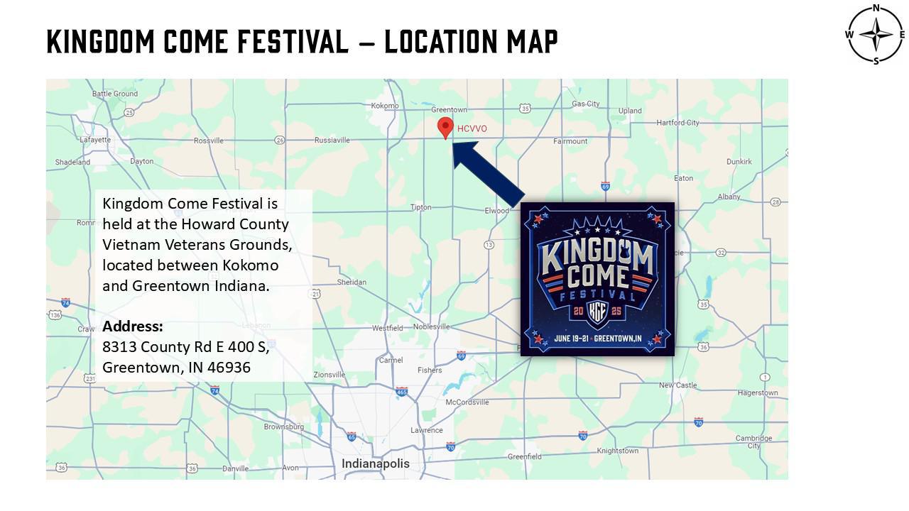 KCF 2025 - Location Map