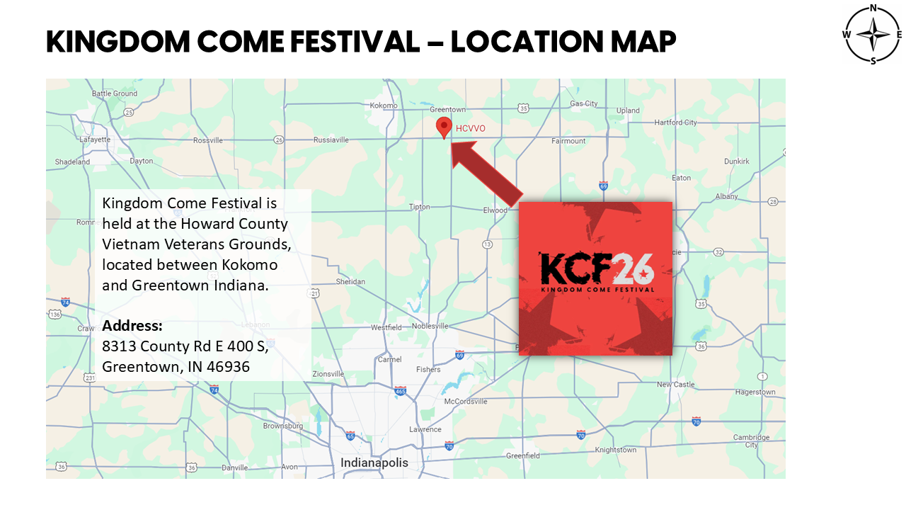 KCF - Location Map