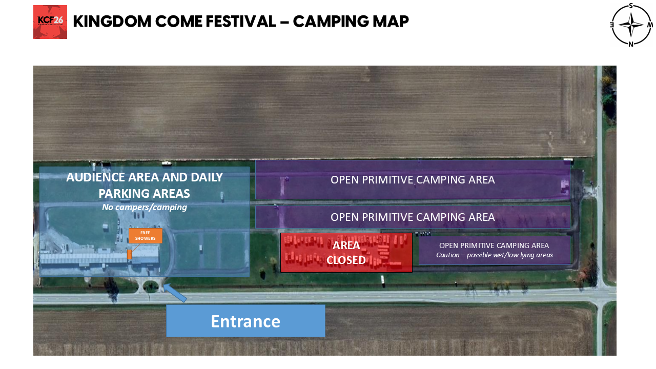 KCF - Camping Map