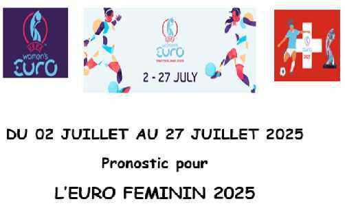 Pronostic EURO FEMININ 2025