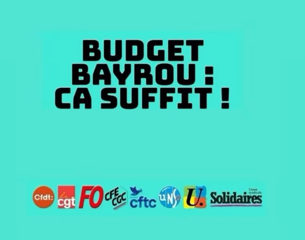 Pétition intersyndicale contre le budget 2026