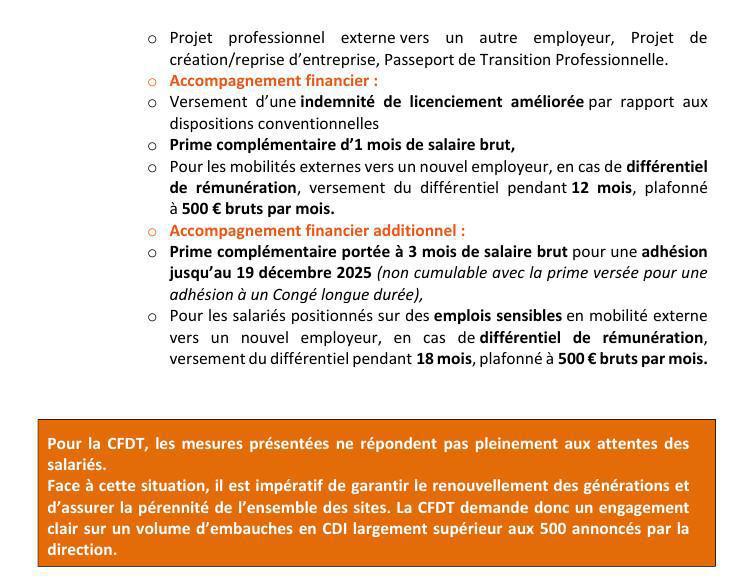 Négociations accord RCC DAEC 