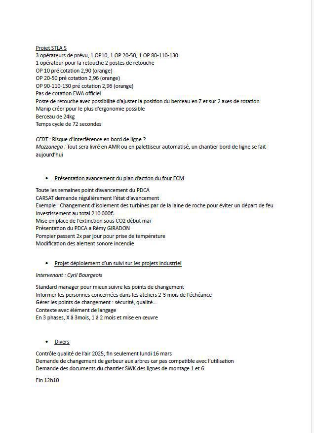compte-rendu du CSSCT du 19 mars 2026