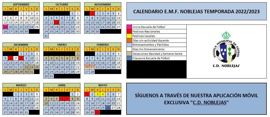 Equipos y Horarios Temporada 22 / 23