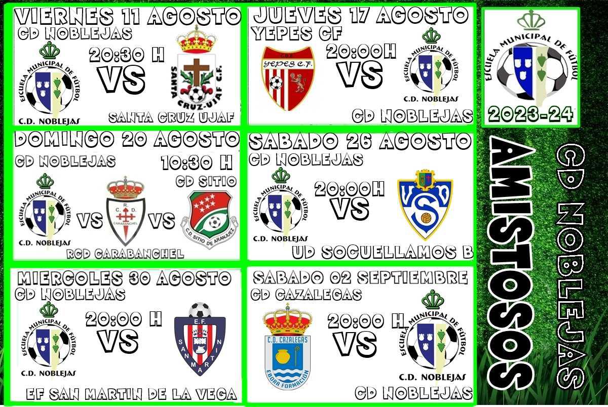 Partidos de pretemporada del C.D. Noblejas