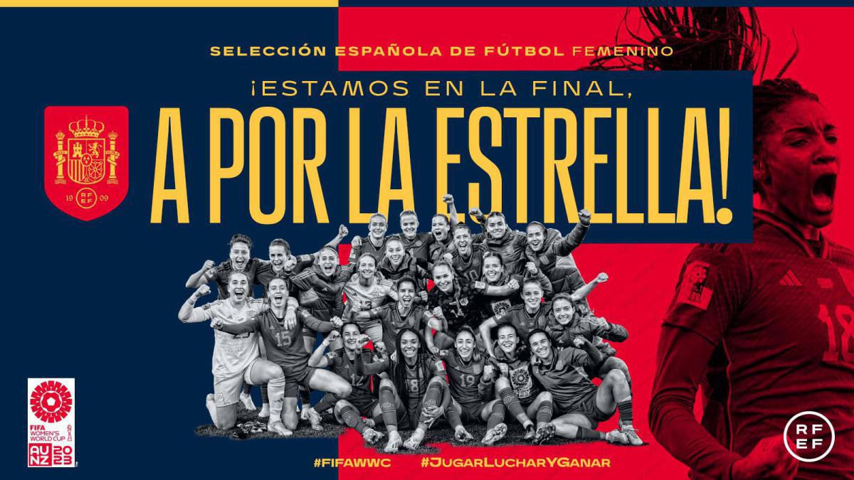 La Selección Española de Fútbol disputará la final del mundial