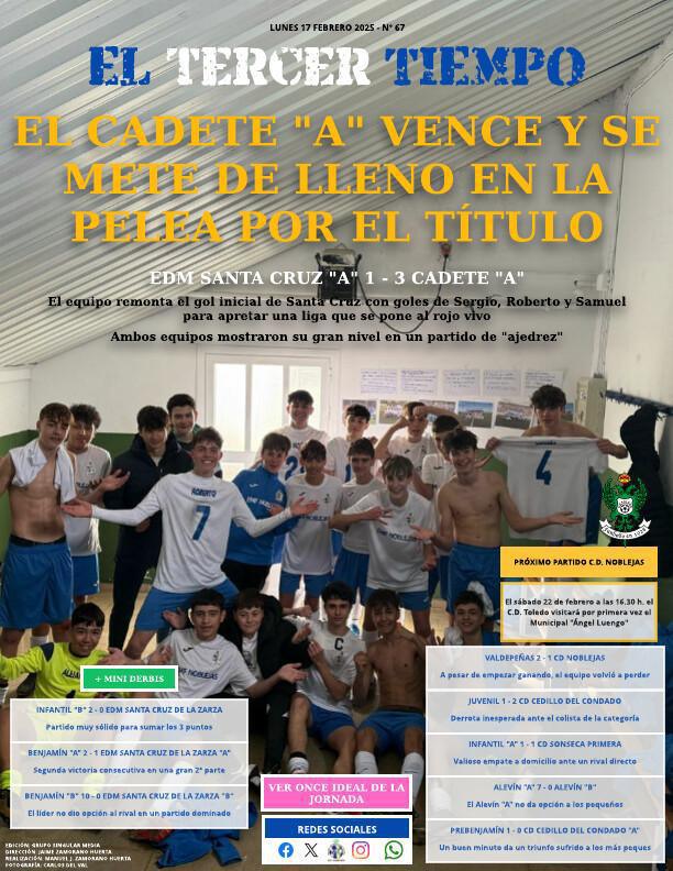 Portada lunes 17 febrero 2025 - Nº 67