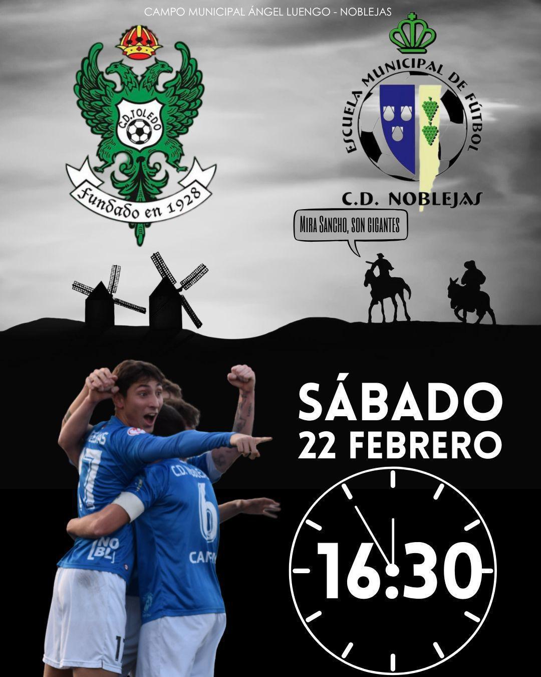 Partido histórico en Noblejas ante el C.D. Toledo