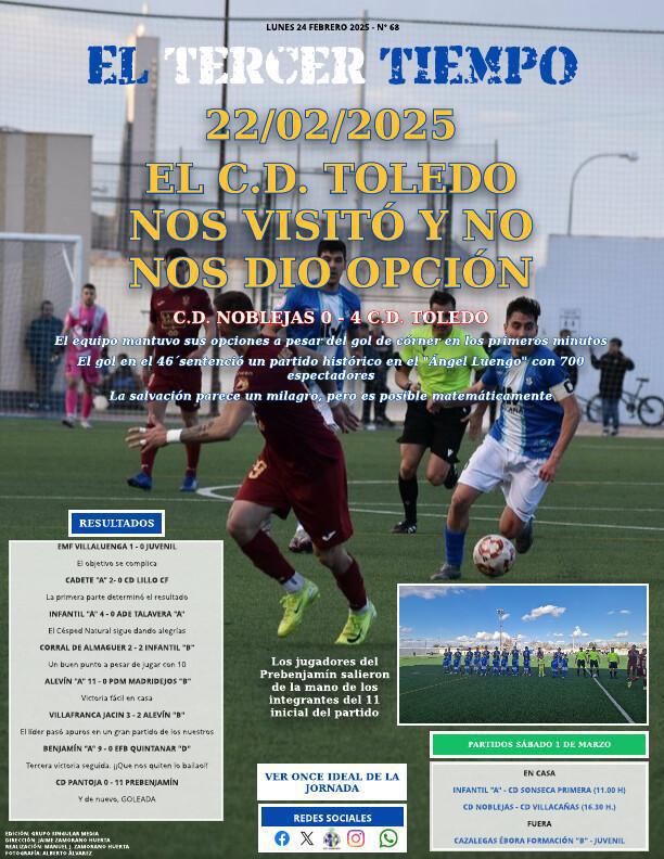 Portada lunes 24 febrero 2025 - Nº 68