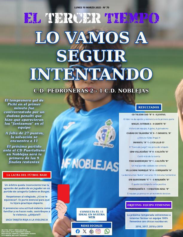 Portada lunes 10 marzo 2025 - Nº 70