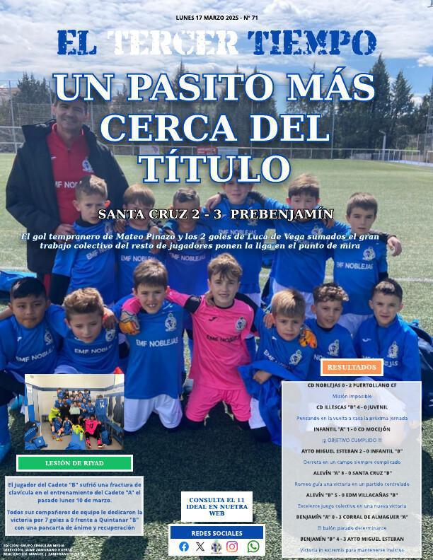 Portada lunes 17 marzo 2025 - Nº 71