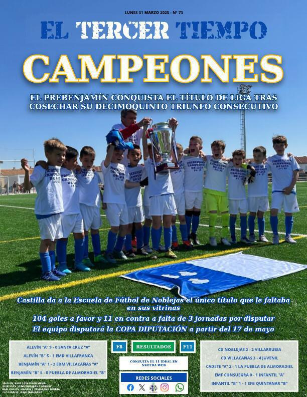 Portada lunes 31 marzo 2025 - Nº 73