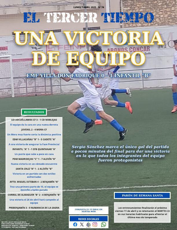 Portada lunes 7 abril 2025 - Nº 74