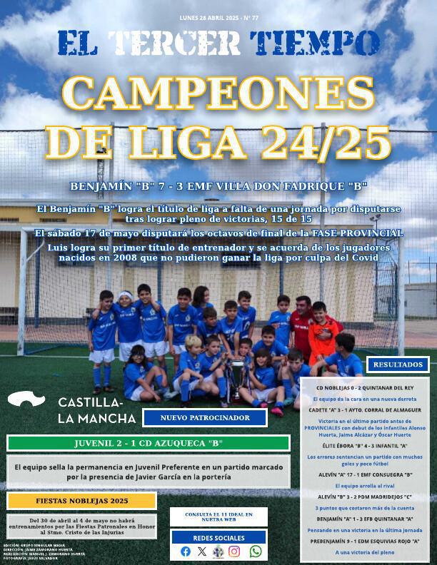 Portada lunes 28 abril 2025 - Nº 77