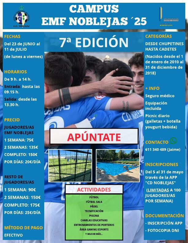 Campus de Verano EMF Noblejas ´25 Campus de Verano EMF Noblejas ´25