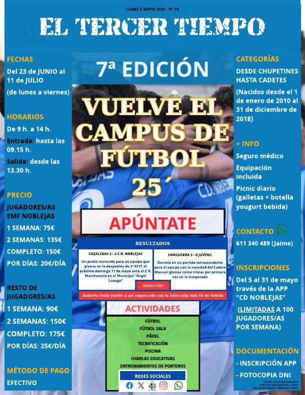 Portada lunes 5 mayo 2025 - Nº 78