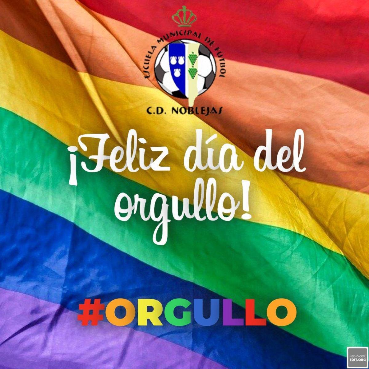 El C.D. Noblejas se une a la celebración del Día del Orgullo