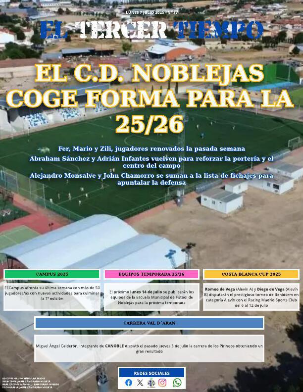 Portada lunes 7 julio 2025 - Nº 87