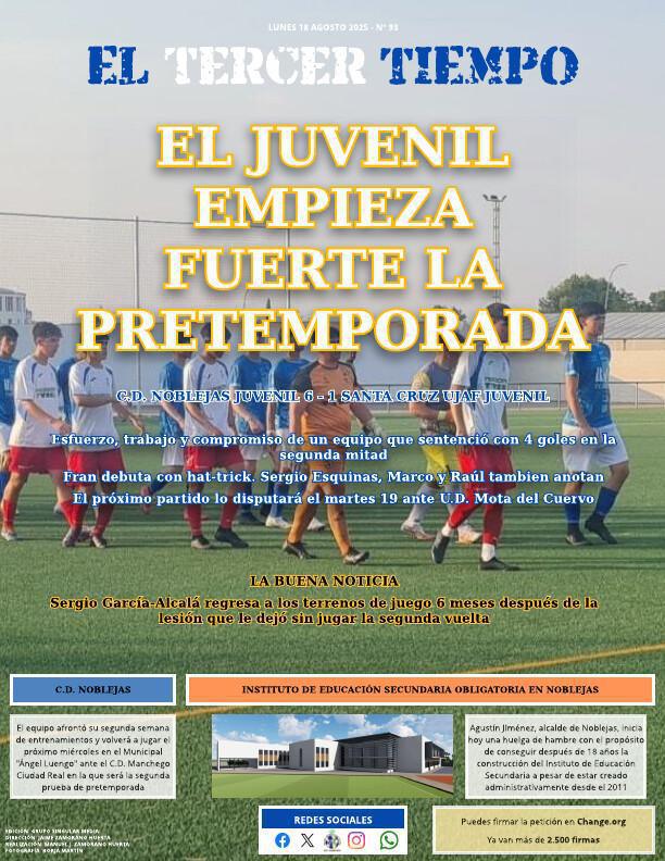 Portada lunes 18 agosto 2025 - Nº 93