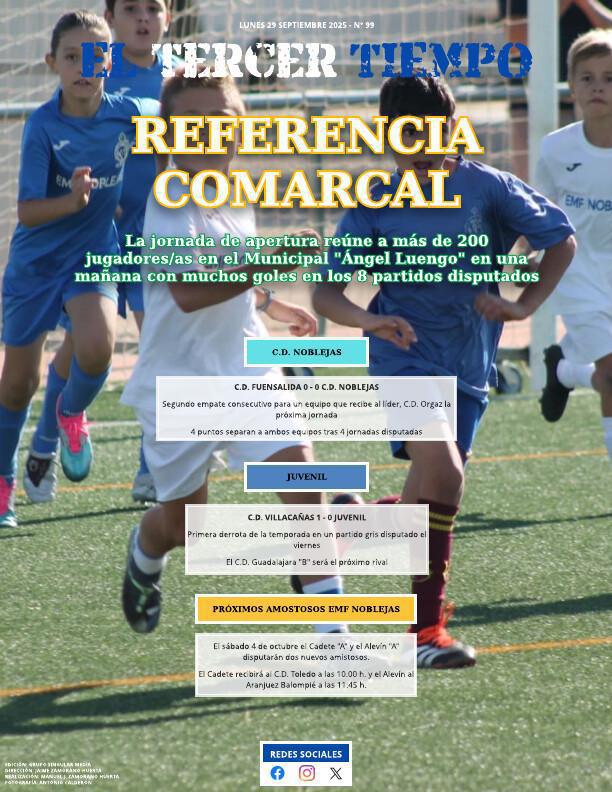 Portada lunes 29 septiembre 2025 - Nº 99