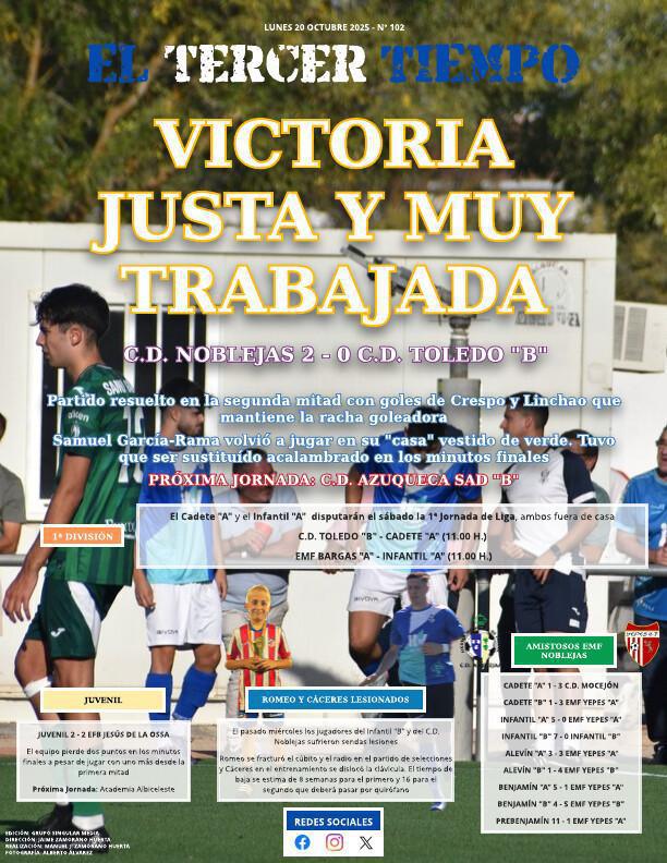 Portada lunes 20 octubre 2025 - Nº 102