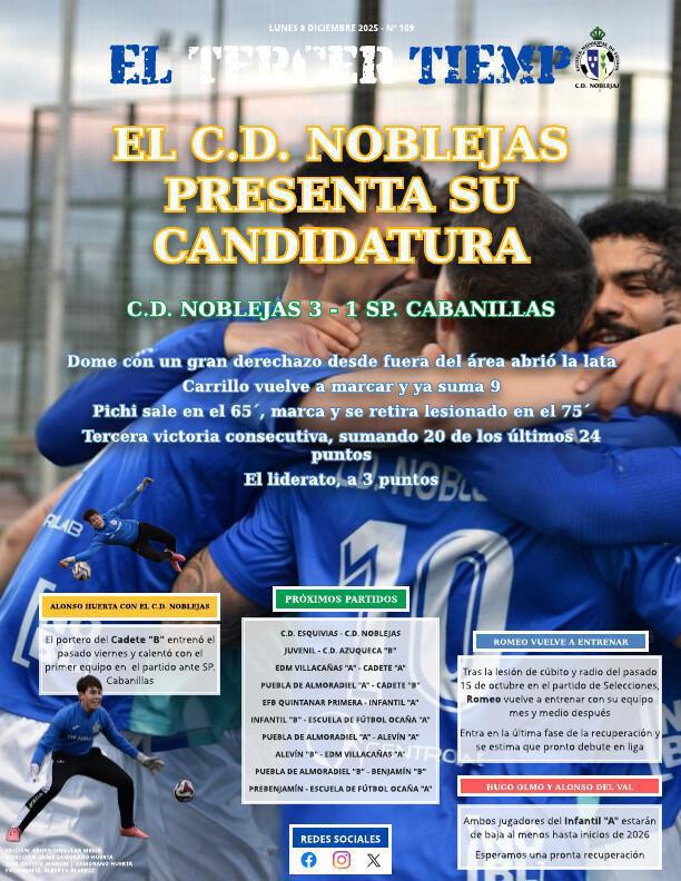 Portada lunes 8 diciembre 2025 - Nº 109