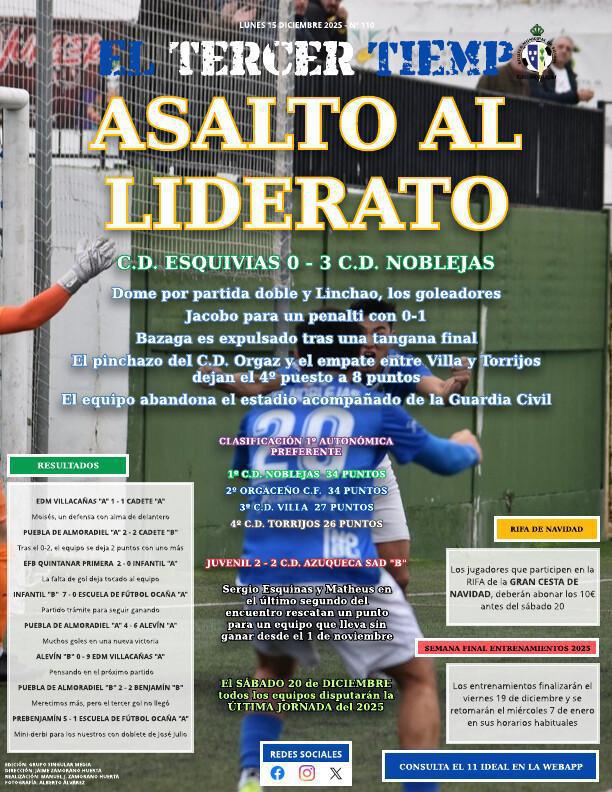 Portada lunes 15 diciembre 2025 - Nº 110