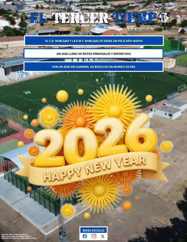 Portada lunes 29 diciembre 2025 - Nº 112