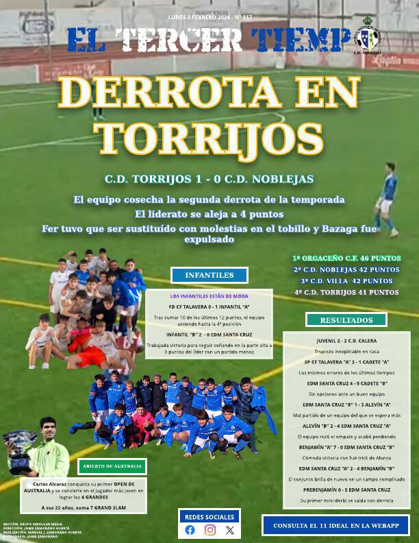 Portada lunes 2 febrero 2026 - Nº 117