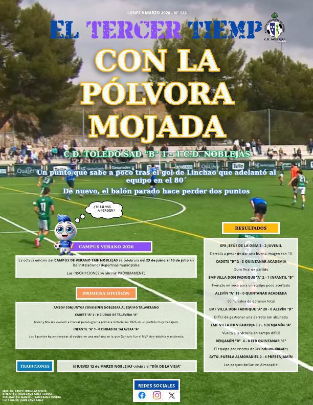 Portada lunes 9 marzo 2026 - Nº 122