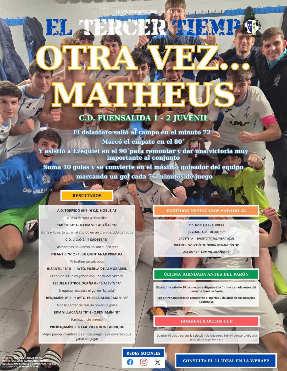 Portada lunes 23 marzo 2026 - Nº 124