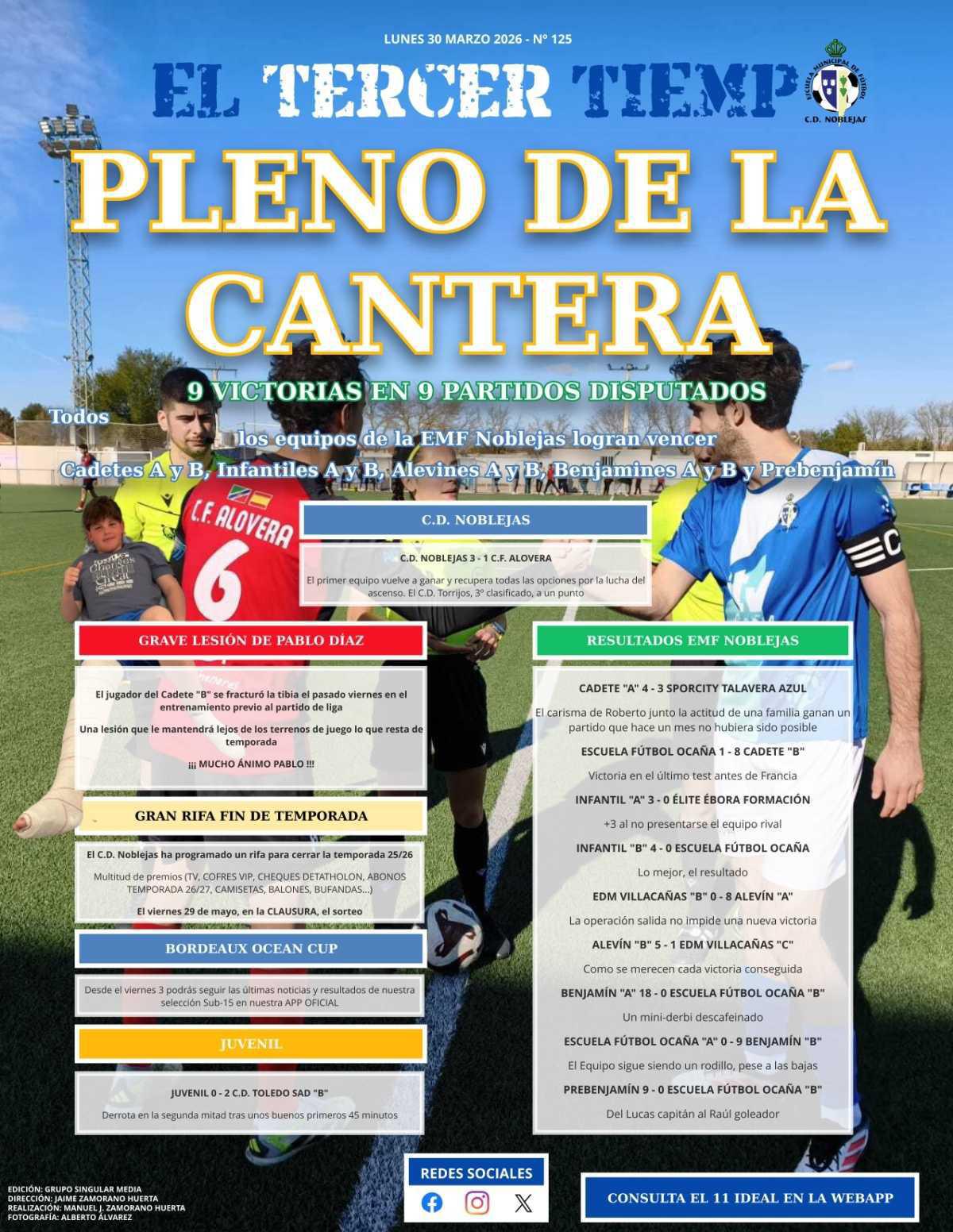 Portada lunes 30 marzo 2026 - Nº 125