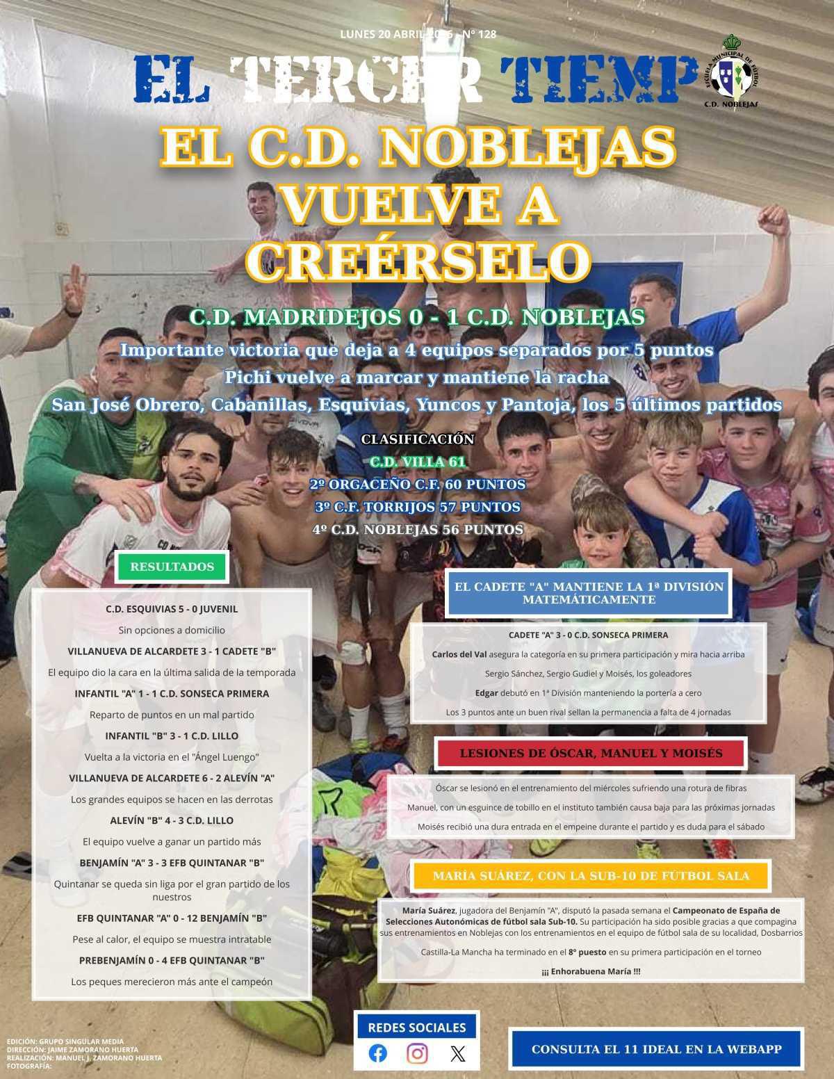 Portada lunes 20 abril 2026 - Nº 128