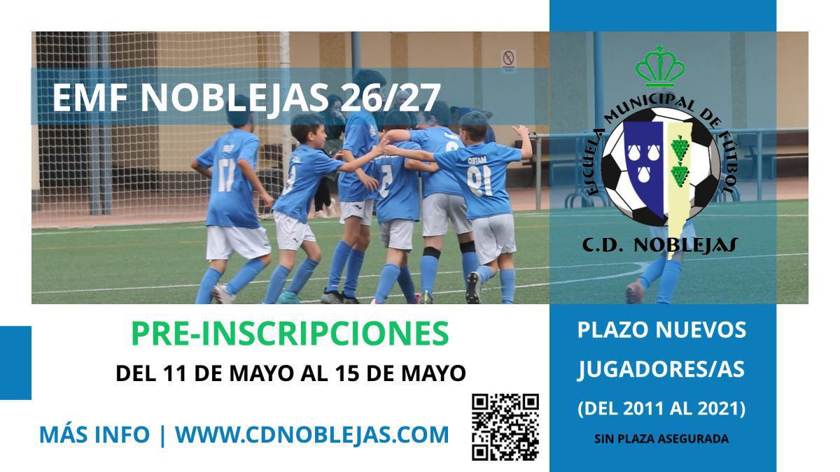 Apertura de inscripciones para la temporada 2026/2027