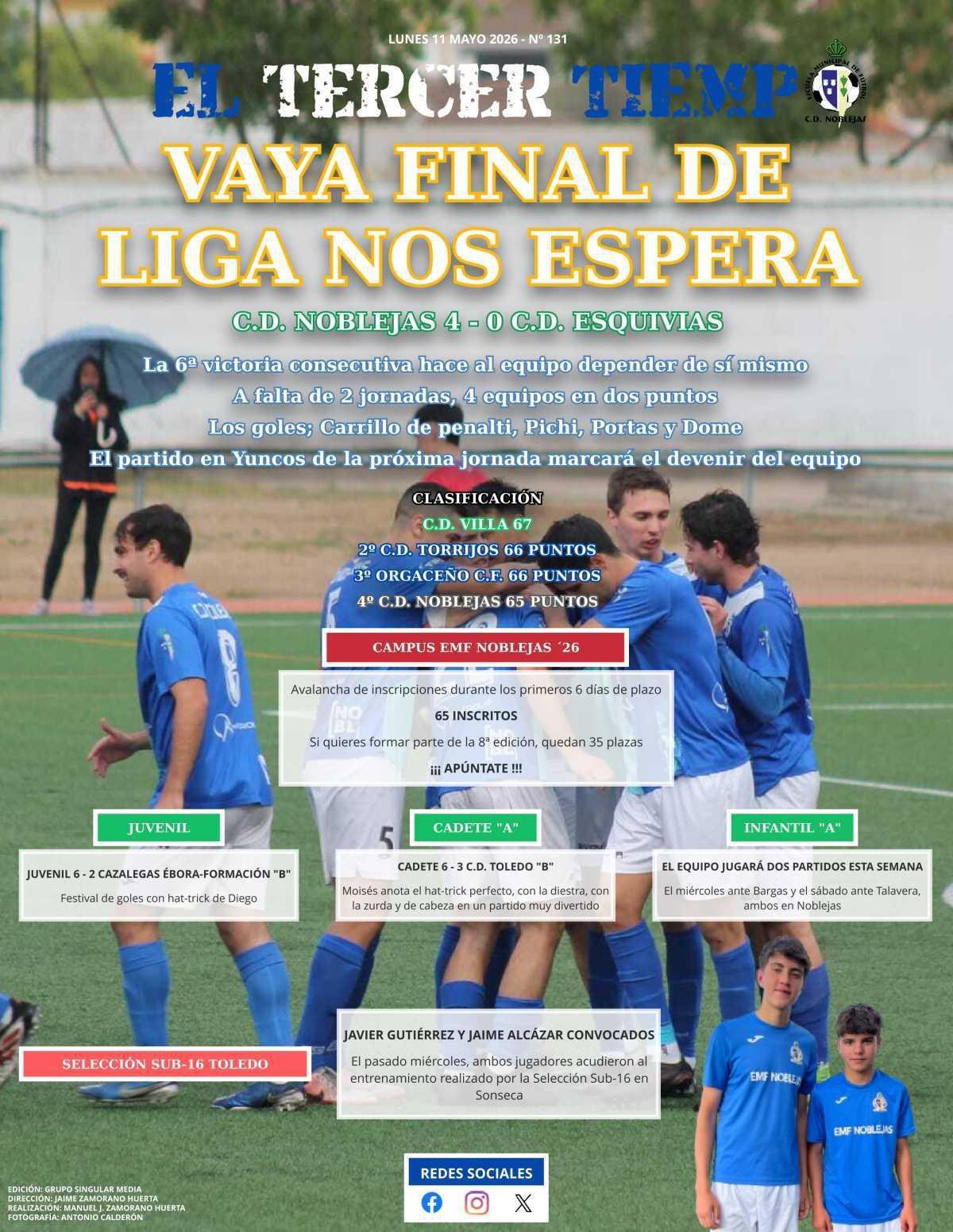 Portada lunes 11 mayo 2026 - Nº 131