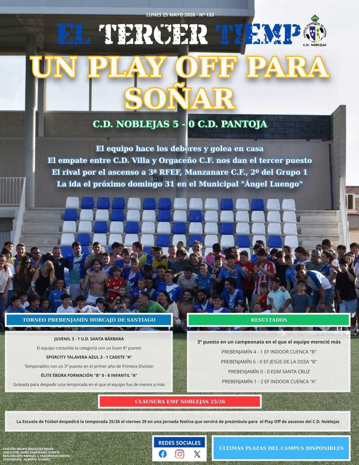 Portada lunes 25 mayo 2026 - Nº 133