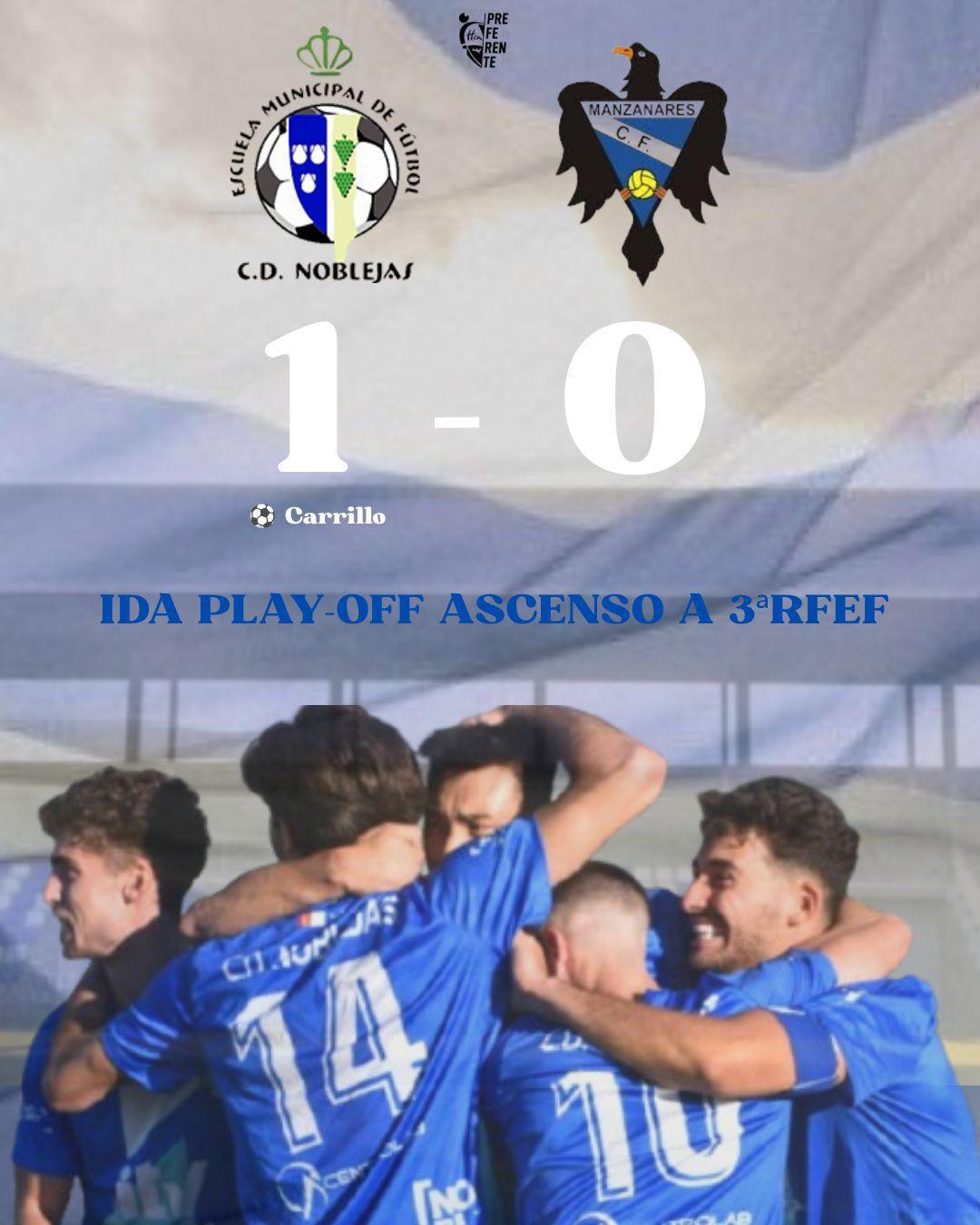 El C.D. Noblejas toma ventaja en la eliminatoria por el ascenso a 3ª RFEF El C.D. Noblejas toma ventaja en la eliminatoria por el ascenso a 3ª RFEF