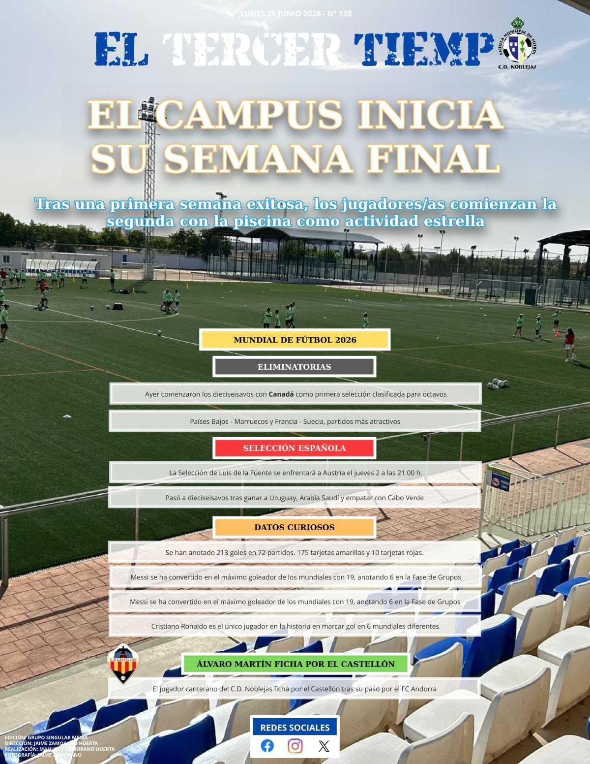 Portada lunes 29 junio 2026 - Nº 138