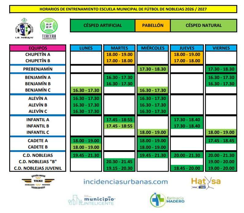 Arranca la Temporada 2026/2027 en la Escuela Municipal de Fútbol de Noblejas