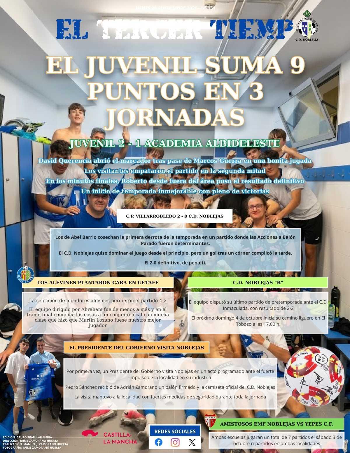 Portada lunes 28 septiembre 2026 - Nº 151