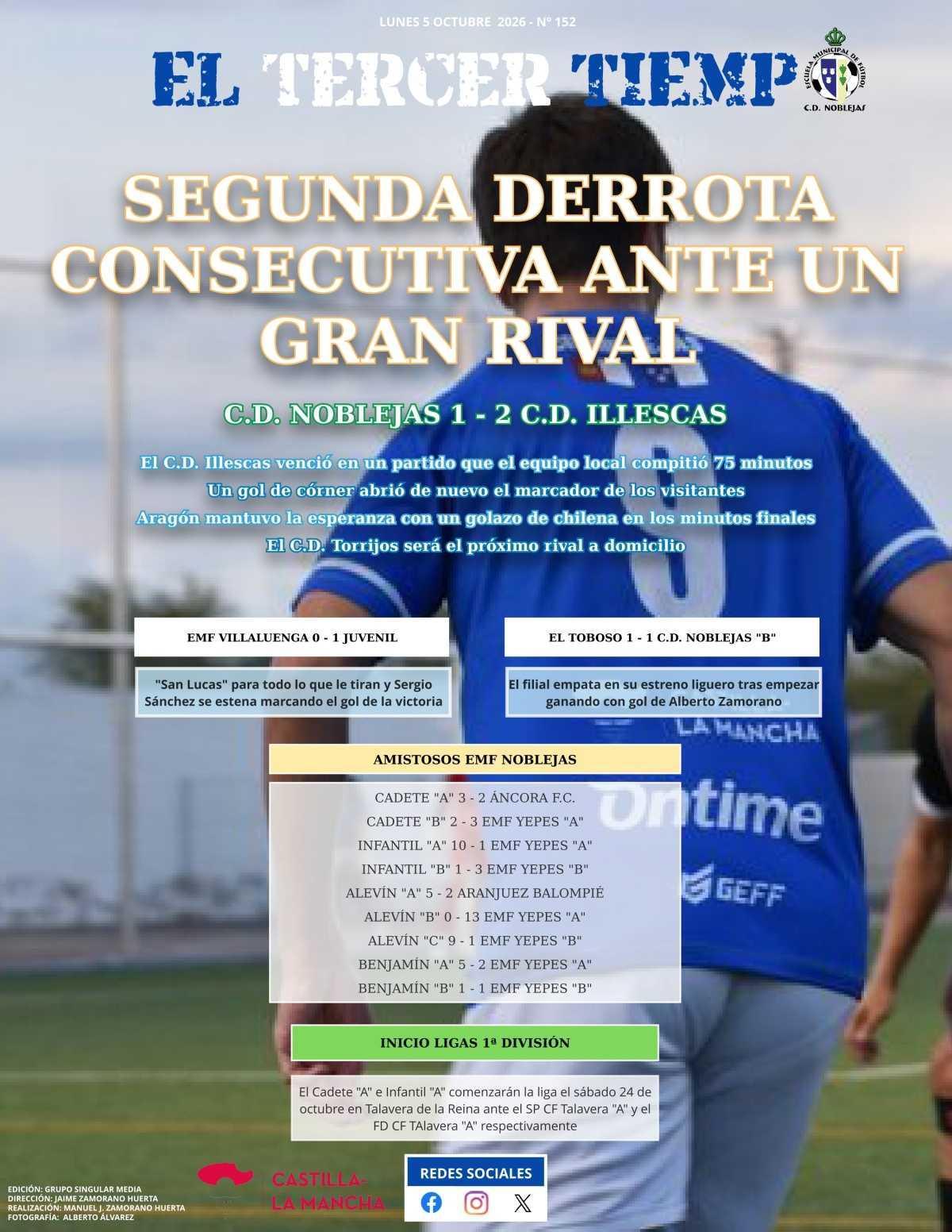 Portada lunes 5 octubre 2026 - Nº 152