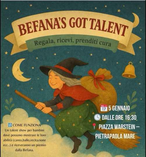 Befana's Got Talent (inizio ore 16:30)