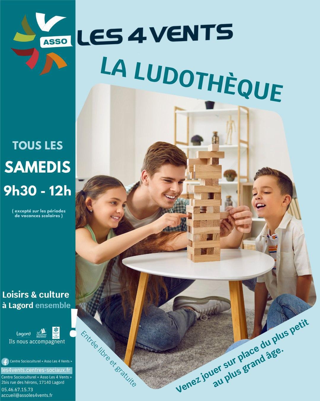 La Ludothèque - Asso les 4 vents La Ludothèque - Asso les 4 vents