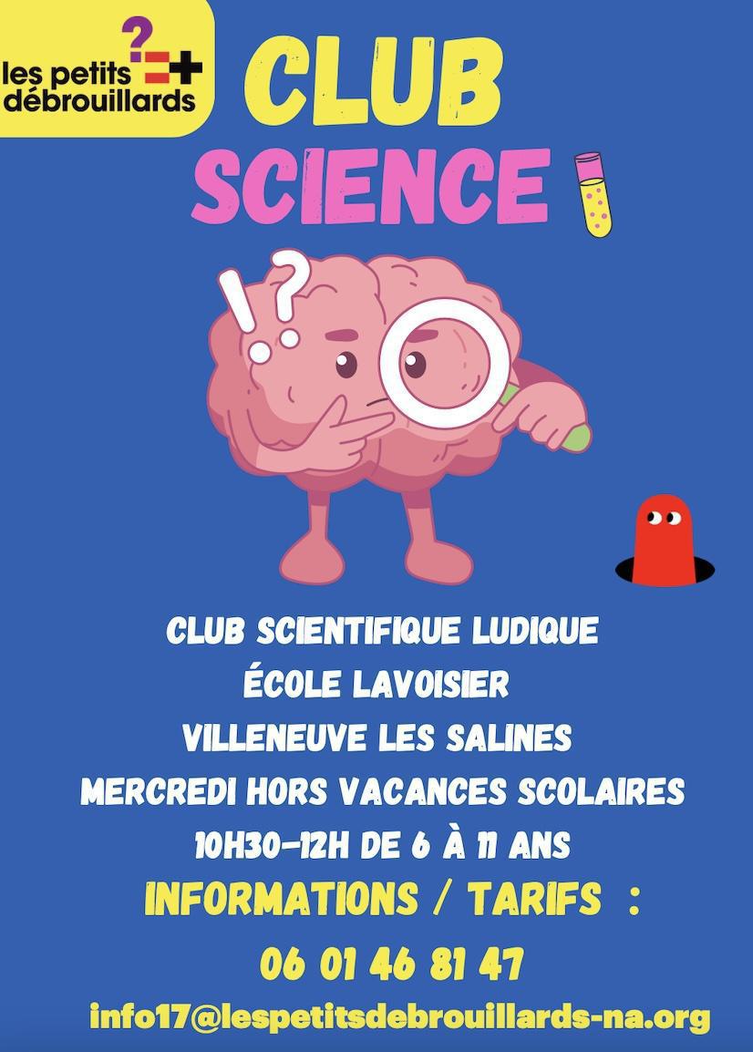 Club science avec les petits débrouillards Club science avec les petits débrouillards