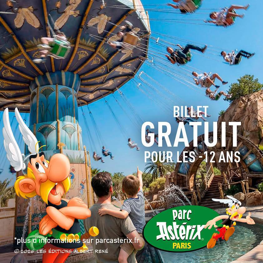 Par Toutatis ! Les enfants entrent gratis chez Astérix ! Par Toutatis ! Les enfants entrent gratis chez Astérix !