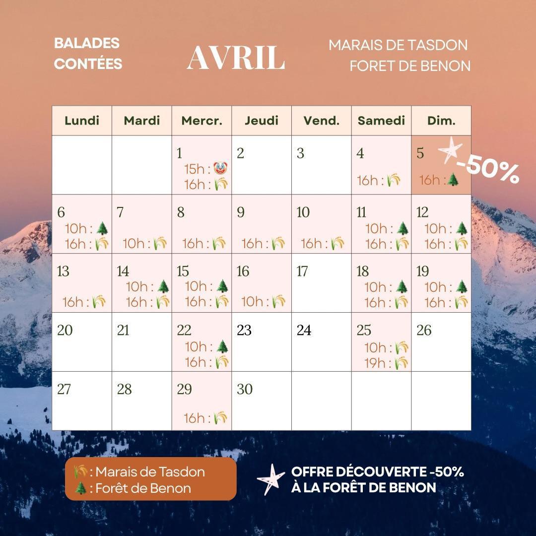 Balades contées en avril