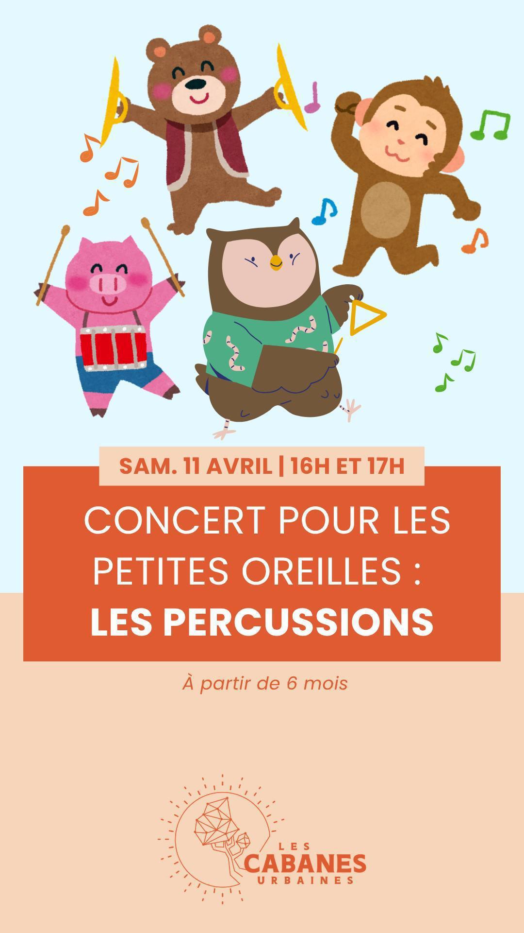 Concert pour petites oreilles - Percussions