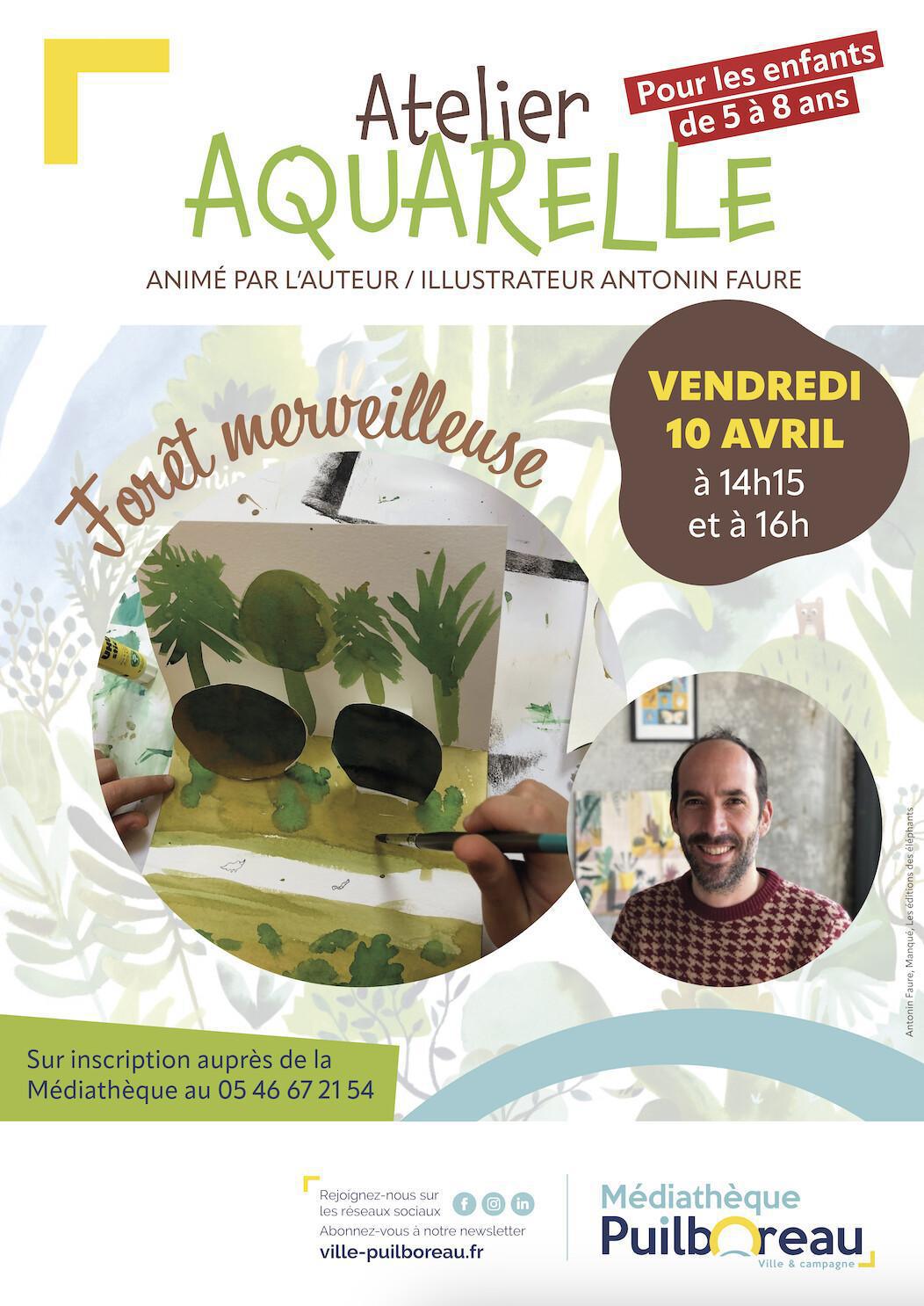 Atelier d’aquarelle 